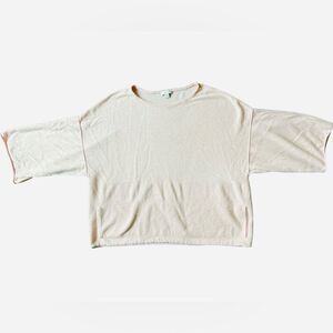 J.Jill Pastel Pink Knit Kimono Top Size Small Cotton Cashmere Ballet Sweater